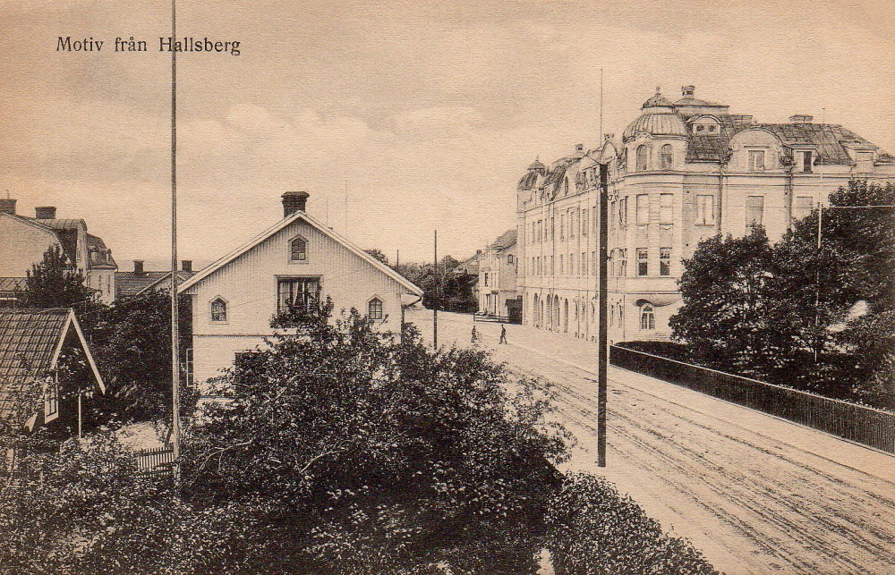 Motiv från Hallsberg 1915