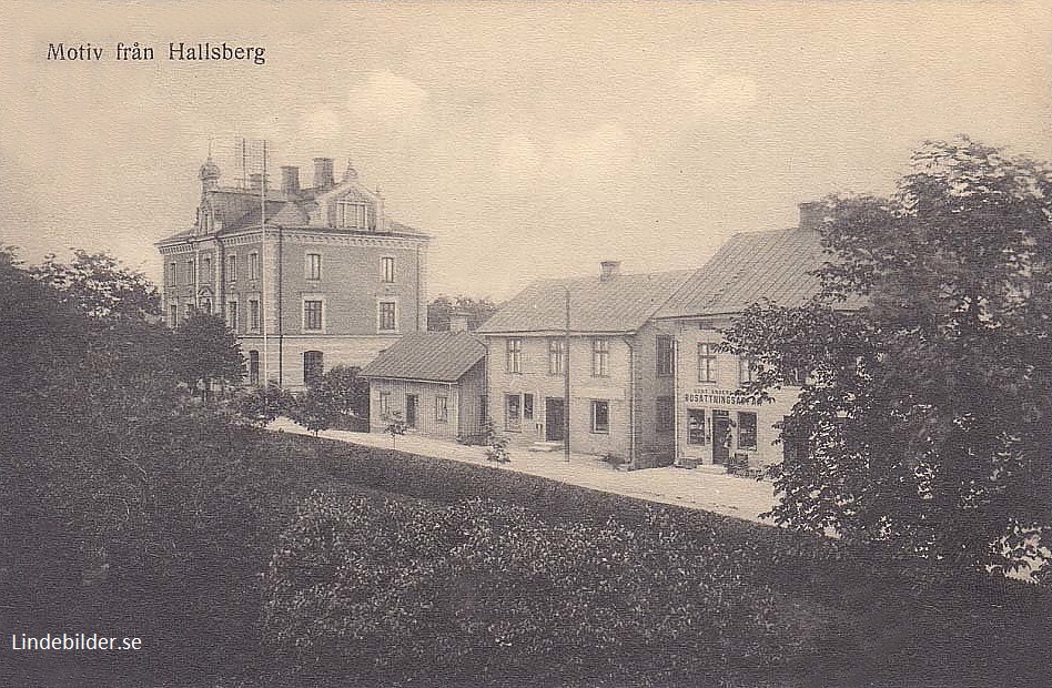 Motiv från Hallsberg 1917