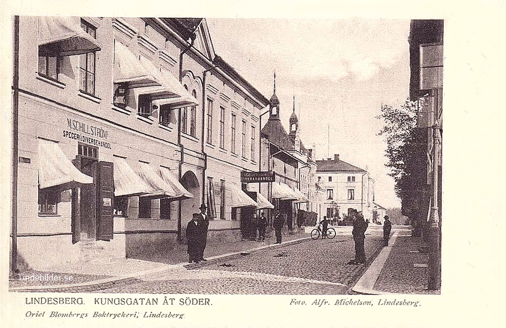 Lindesberg, Kungsgatan åt söder 1902
