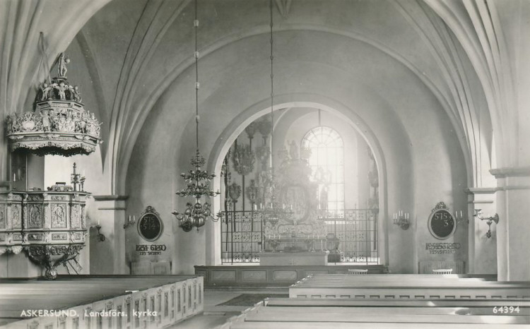 Askersund Landsförsamlingens Kyrka 1957