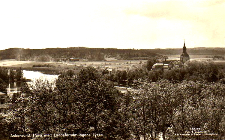 Askersun, Parti med Landsförsamlingens Kyrka