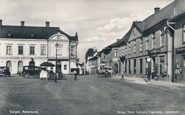 Torget Askersund  1943