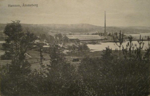 Askersund Åmmeberg Hamnen 1913