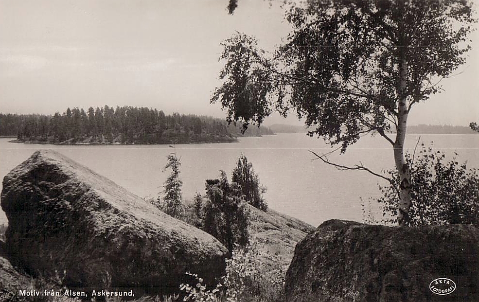 Askersund, Motiv från Sjön Alsen