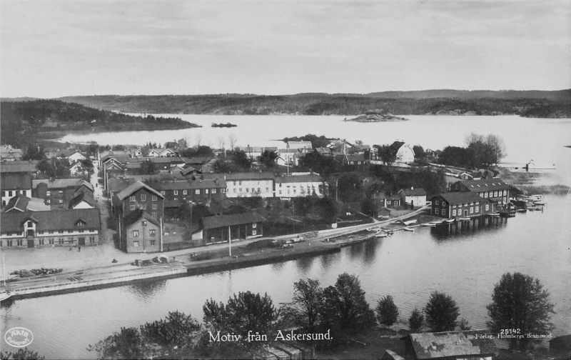 Motiv från Askersund 1925