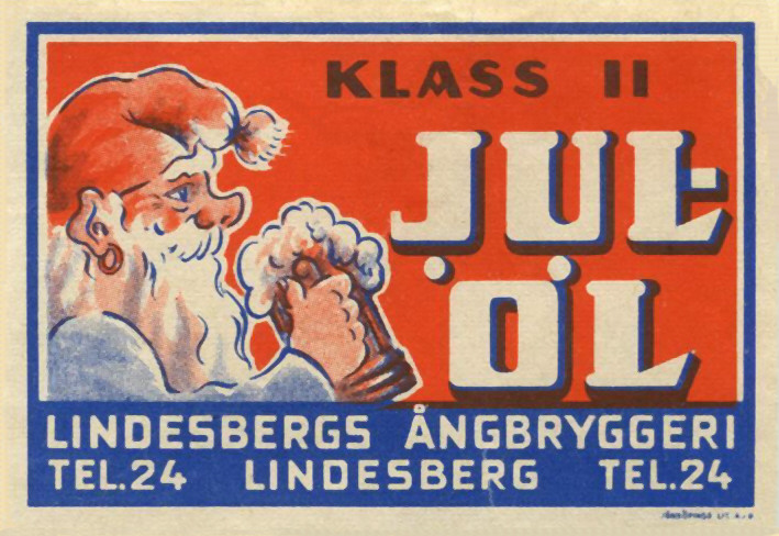 Lindesberg Ångbryggeri JulÖl Klass II