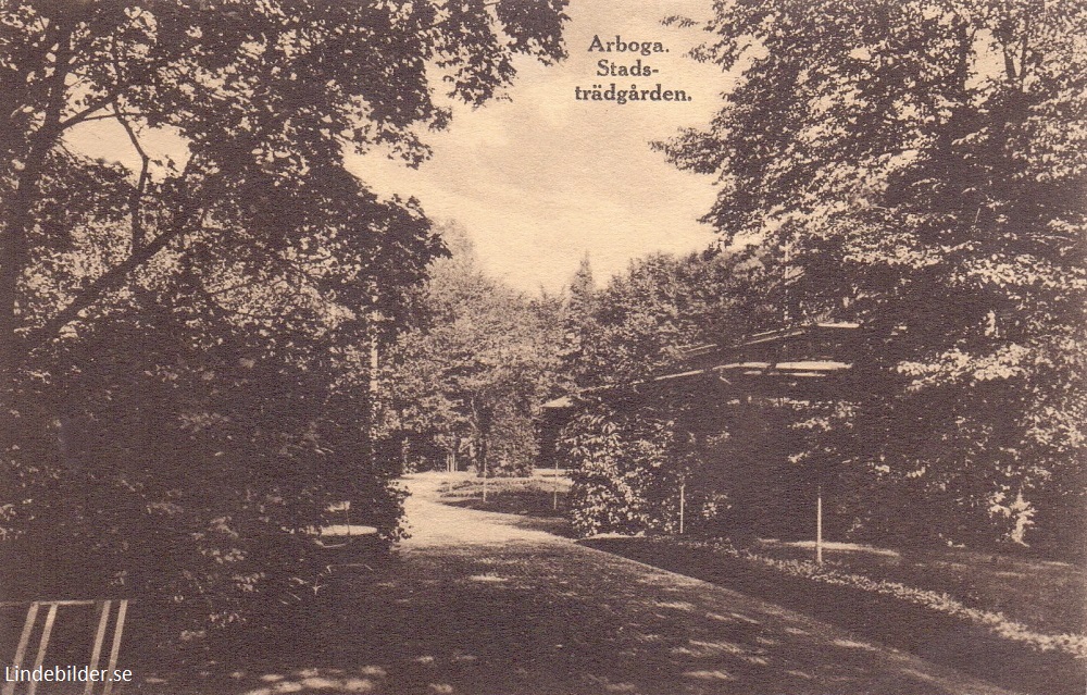 Arboga Stadsträdgården 1912