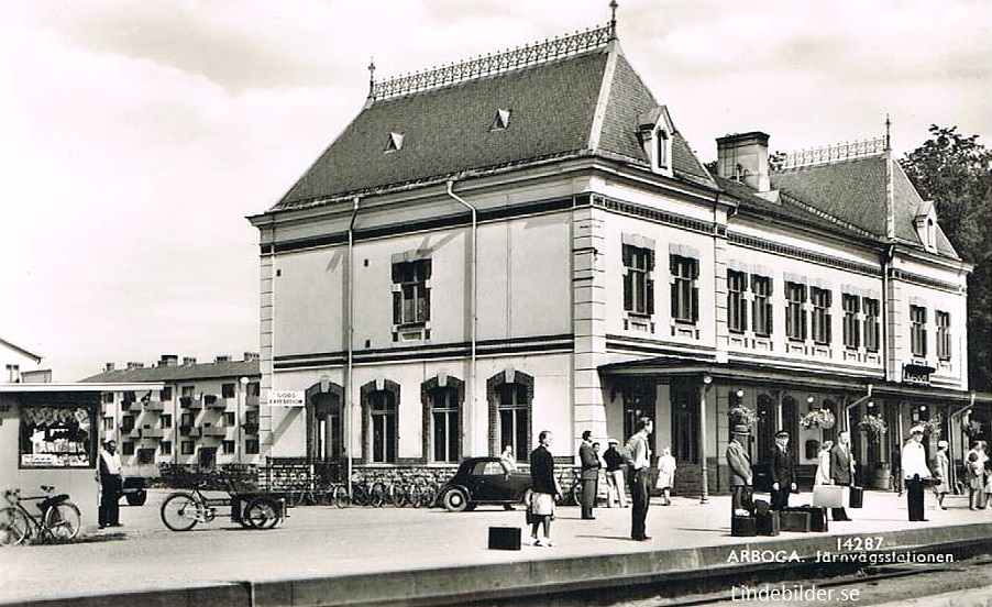 Arboga Järnvägsstationen 1940