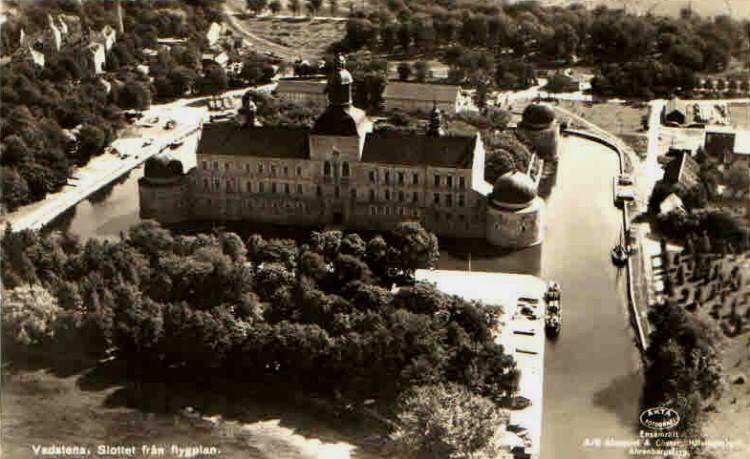 Vadstena, Slottet från flygplan 1´930