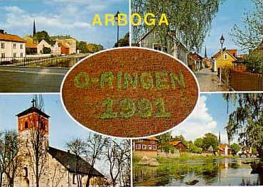 Arboga Oringen 1991   Vykort