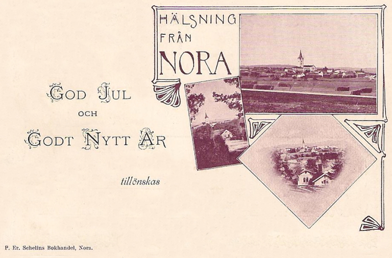 Hälsning från Nora, God Jul och Gott Nytt År