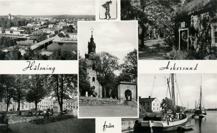 Hälsning från Askersund 1937