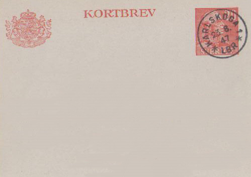 Karlskoga Kortbrev 1947