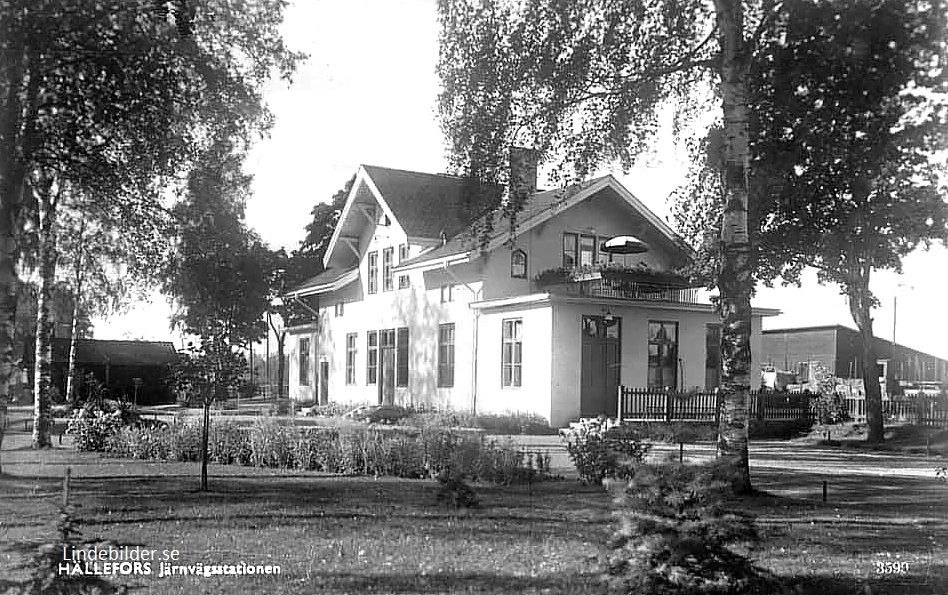 Hällefors Järnvägsstationen