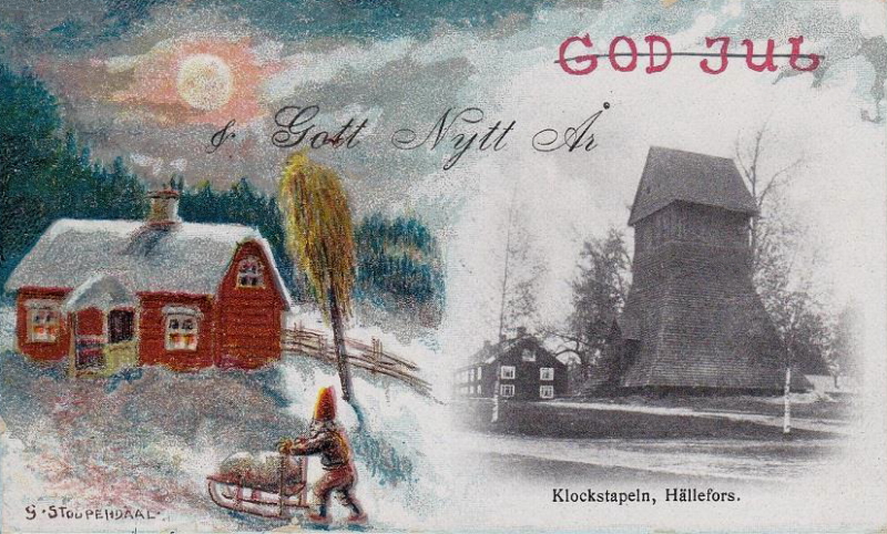 Hällefors, God Jul och Gott Nytt År