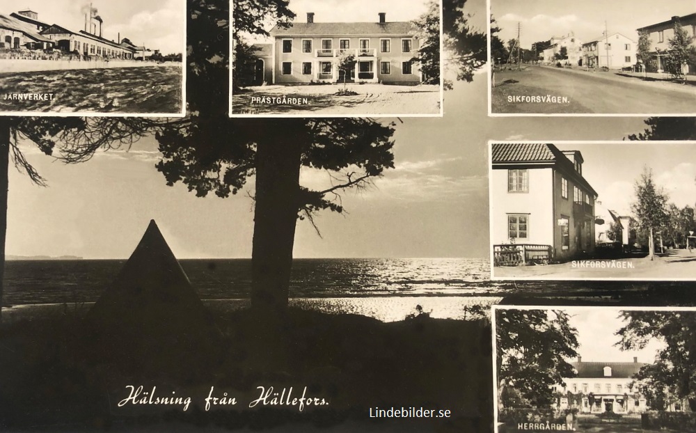 Hälsning från Hällefors  1955