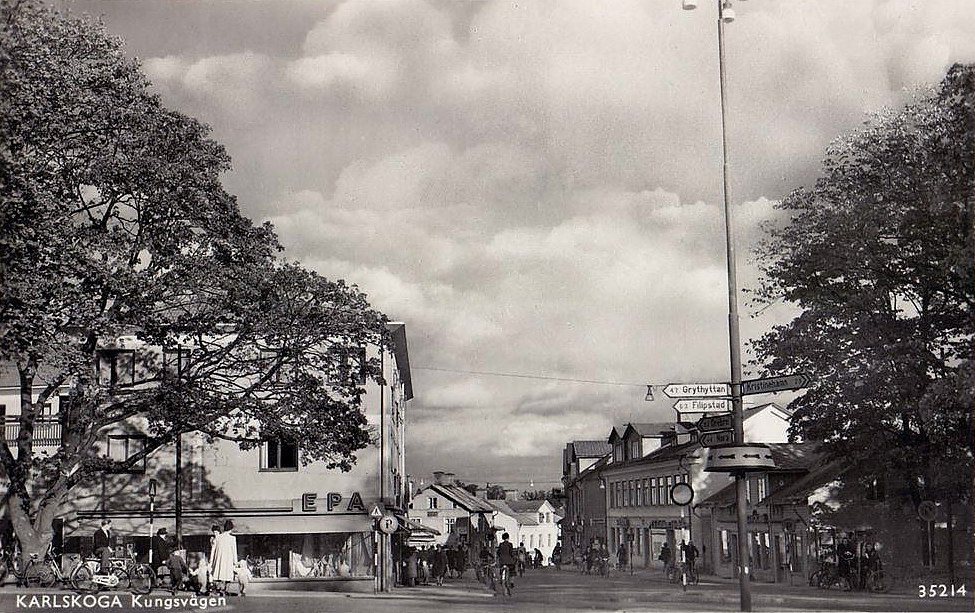 Karlskoga Kungsvägen 1949