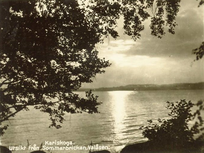 Karlskoga Utsikt från Sommarbrickan, Valåsen