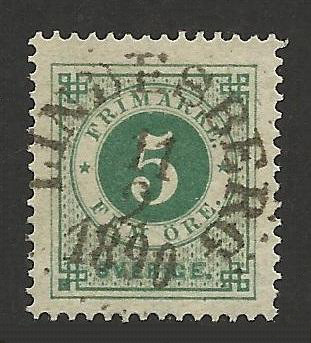 Lindesbergs Frimärke 11/2 1890