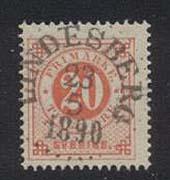 Lindesbergs Frimärke 23/5 1890