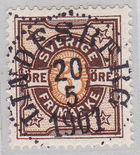 Lindesberg Frimärke 20/5 1901
