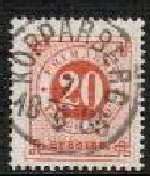 Kopparberg Frimärke 1885