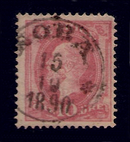 Nora Frimärke 15/10 1890