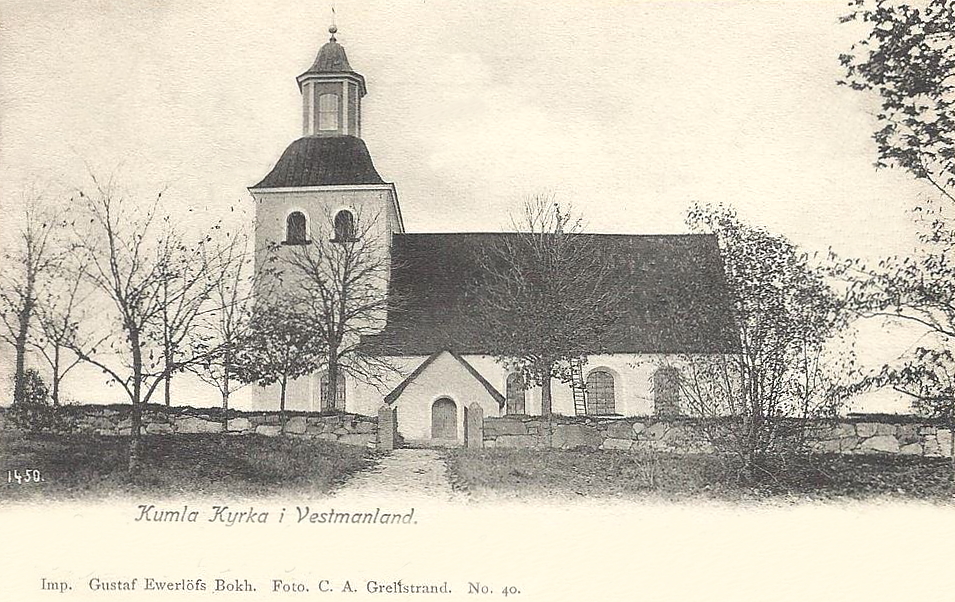 Kumla Kyrka i Vestmanland 1903