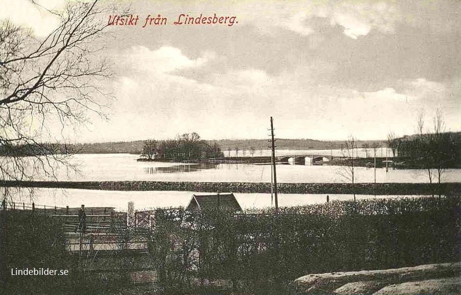 Utsikt från Lindesberg 1910