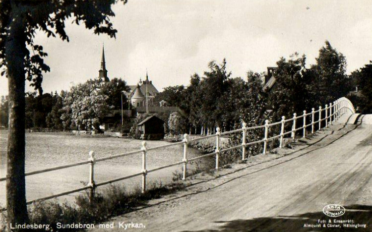 Linde Sundsbron med kyrkan