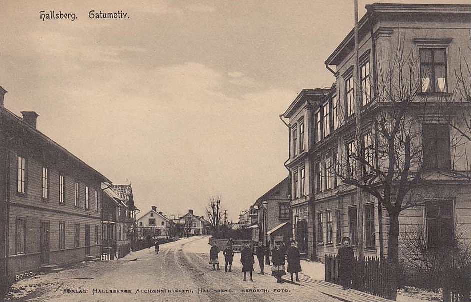 Hallsberg Gatumotiv 1906