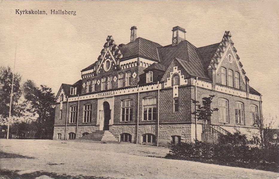 Hallsberg Kyrkskolan, Folkskolan