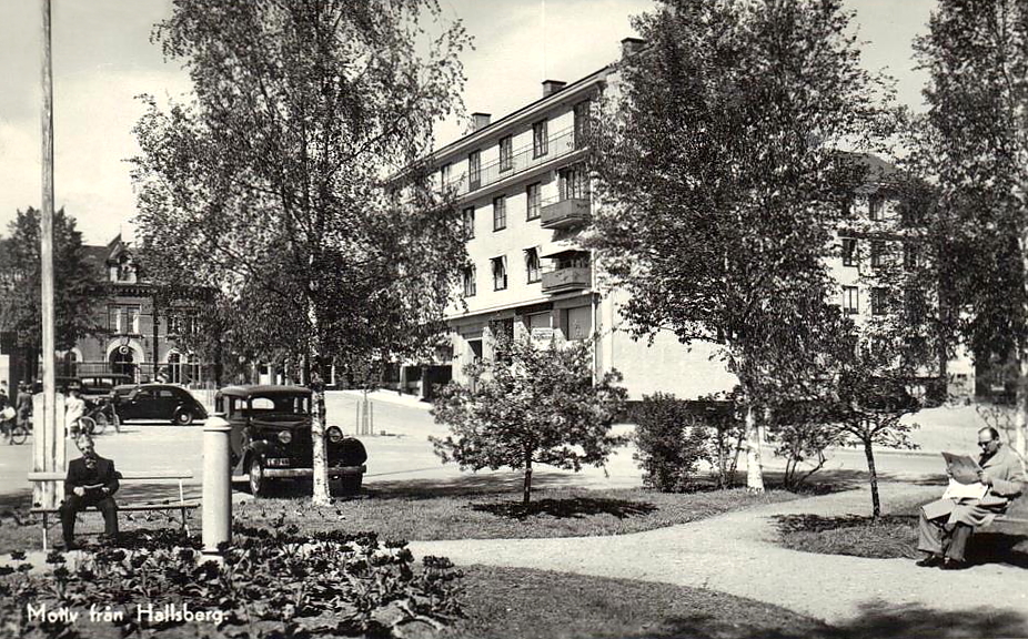 Motiv från Hallsberg 1948