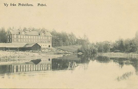 Frövi, Vy från Frövi Fors 1908