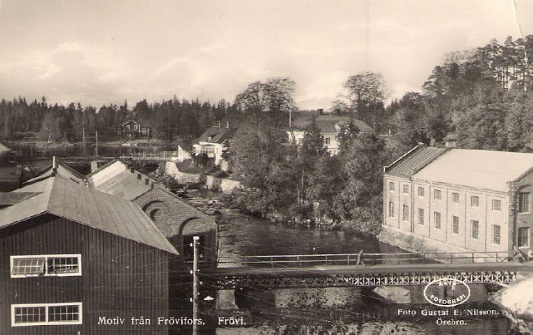 Motiv från Frövifors, Frövi 1930