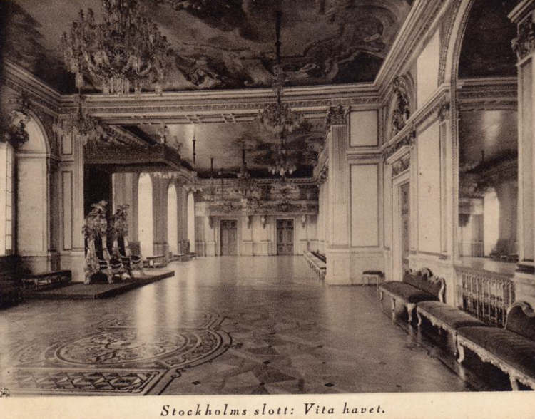 Stockholm Slott Vita Havet 1930