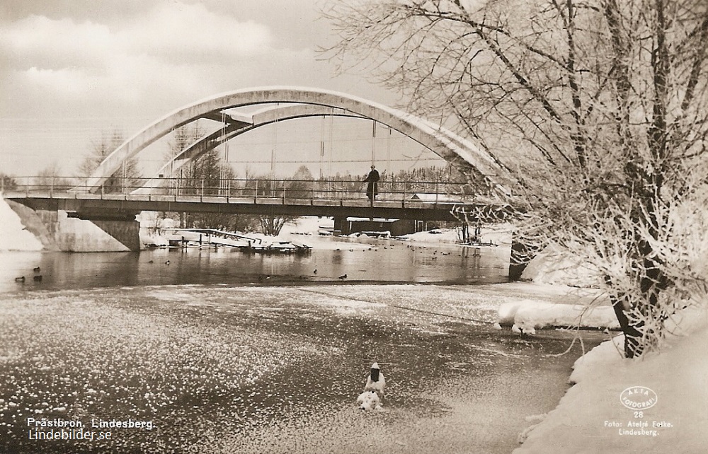 Lindesberg Prästbron 1952