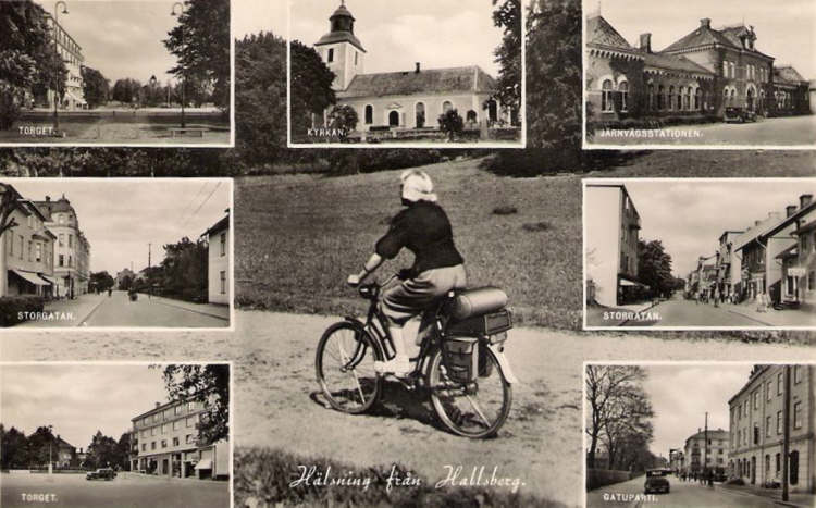 Hallsberg Hälsning från 1950