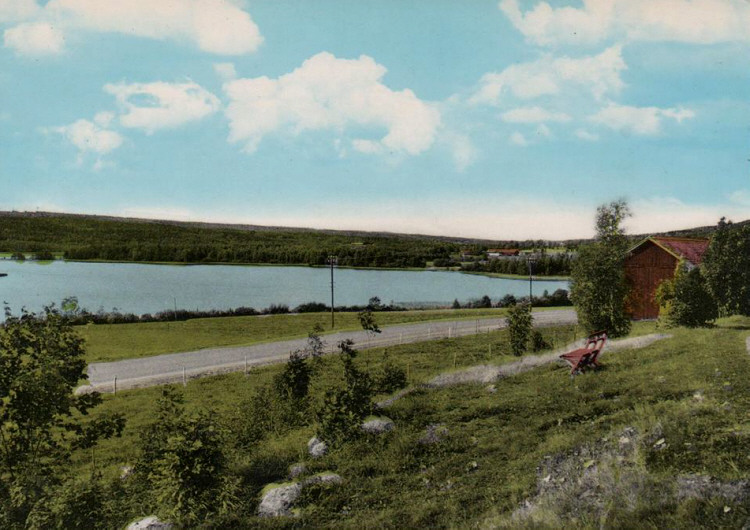 Kopparberg Utsikt från Bergsgården över Norrsjön