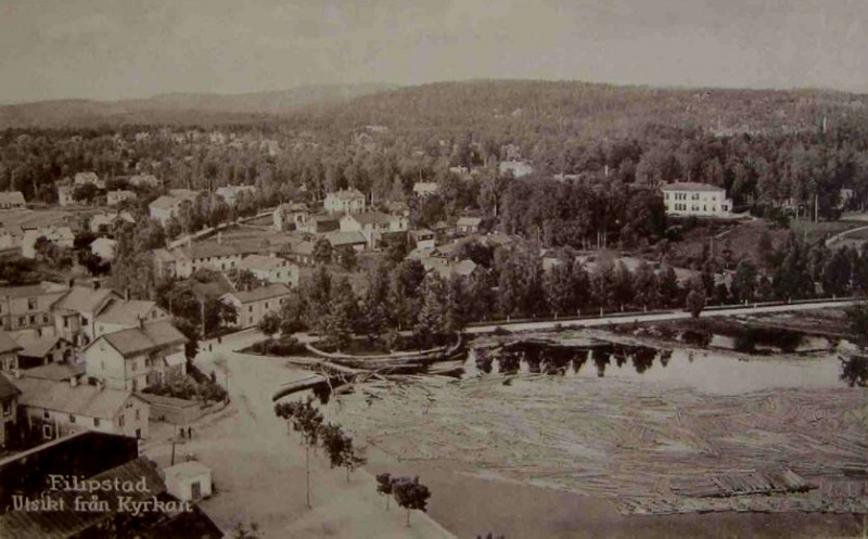 Filipstad Utsikt från Kyrkan