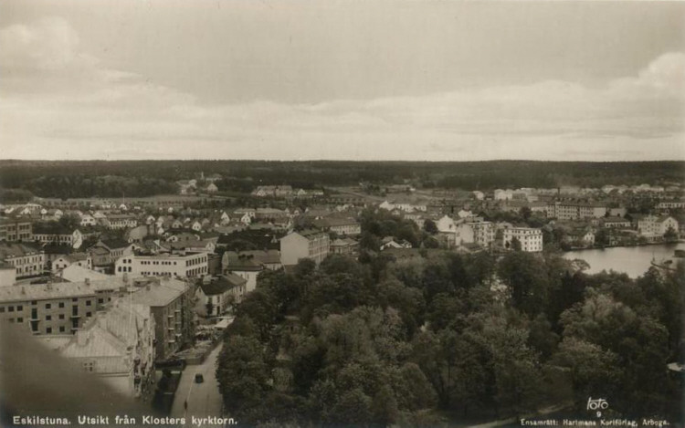 Eskilstuna Utsikt från Klosters Kyrktorn