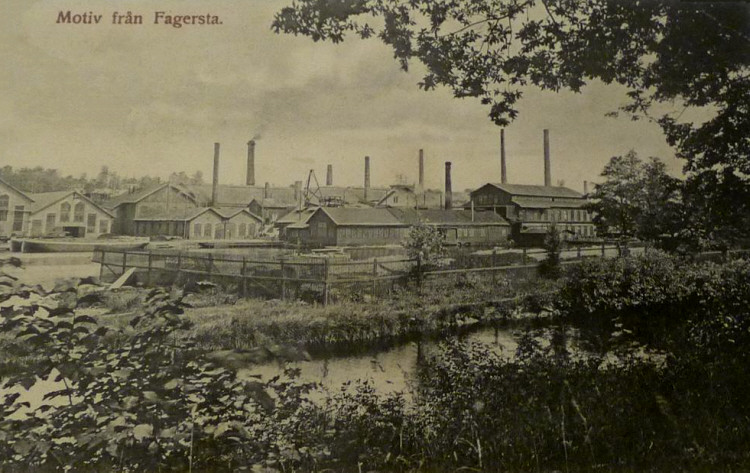 Motiv från Fagersta  1908