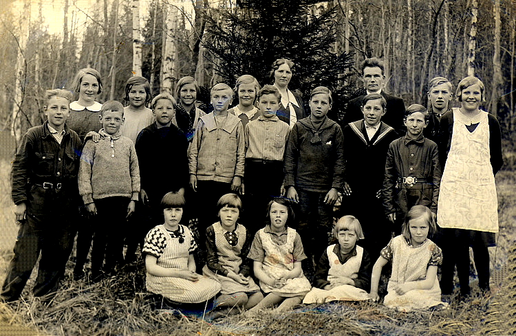 Ramsberg Backegruvan Skolfoto 1931