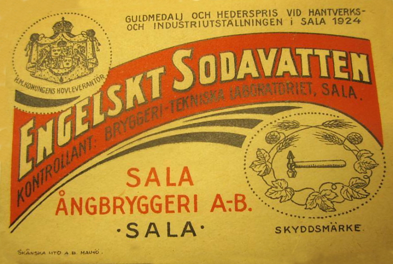 Sala Ångbryggeri AB, Engelskt Sodavatten