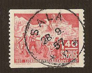 Sala Frimärke 28/9 1957