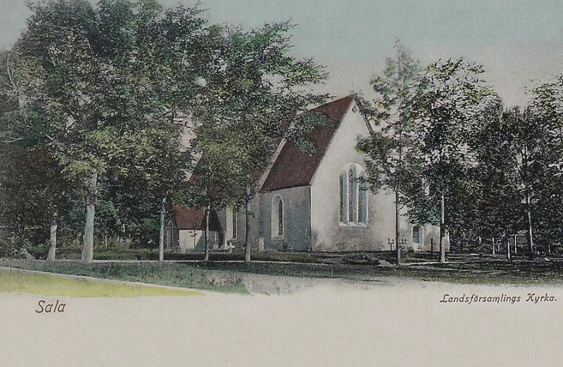 Sala, Landsförsamlingens Kyrka 1904