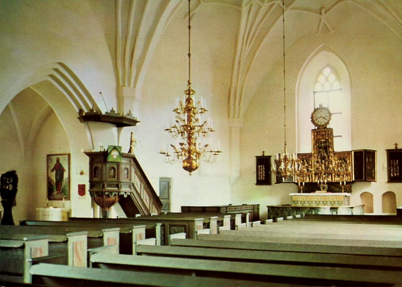 Sala, Möklinta Kyrka, Interiör