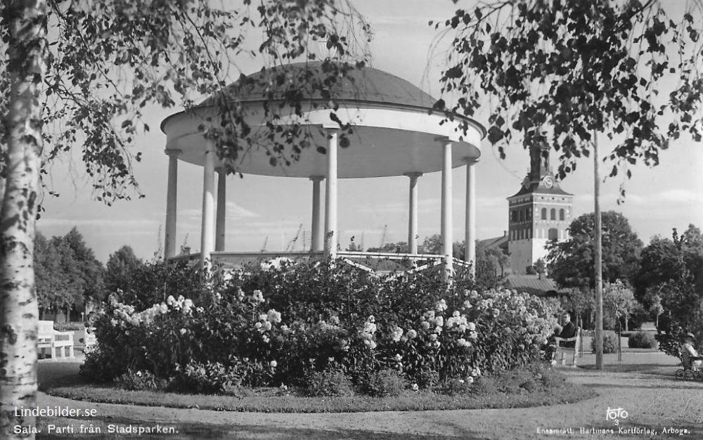 Sala, Parti från Stadsparken  1936