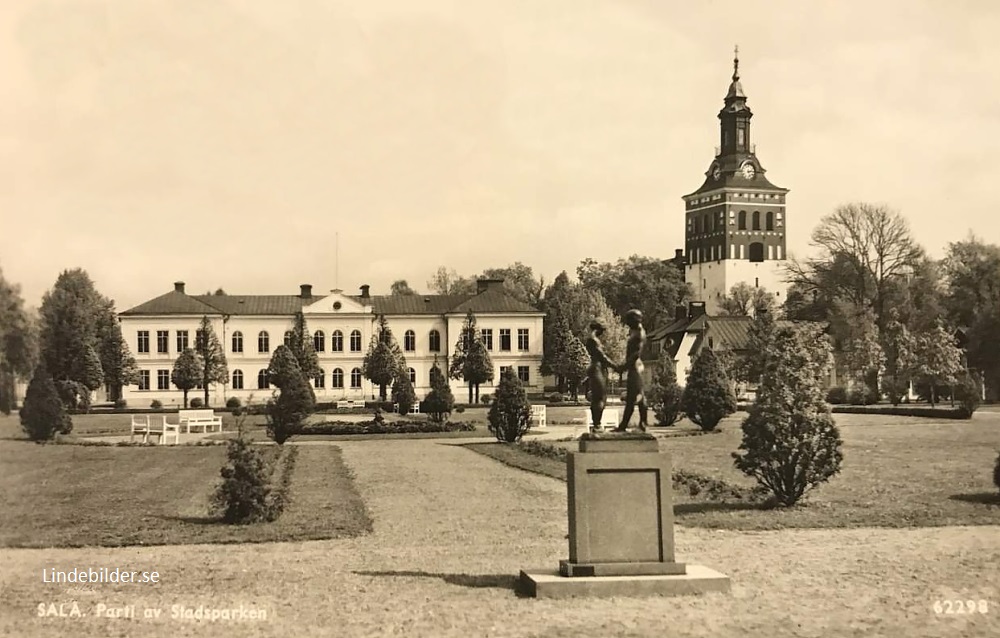 Sala Parti av Stadsparken 1945