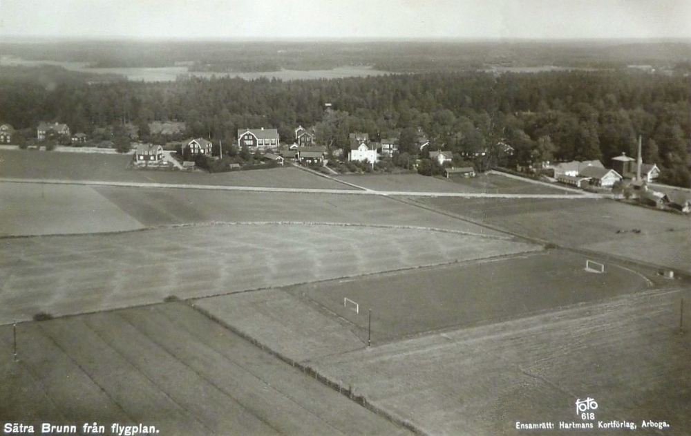 Sala, Sätra Brunn från flygplan